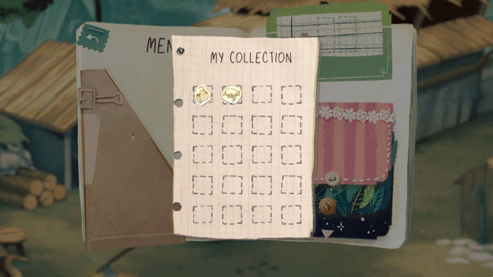 Un cuaderno con una colección de pegatinas.